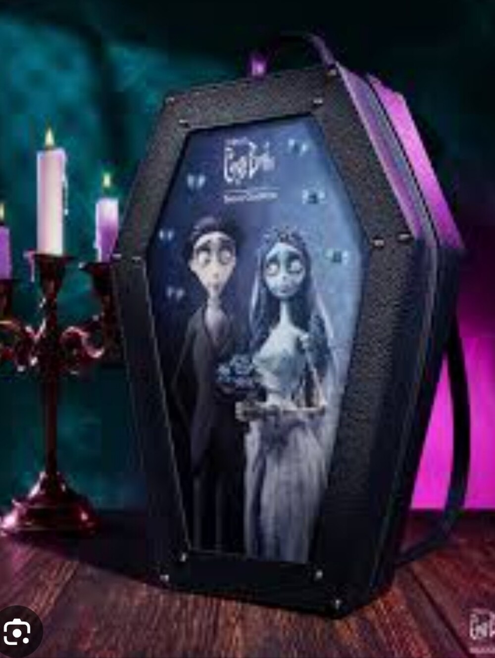 HTF CORPSE BRIDE X BEATY CREATIONS COFFIN BAG